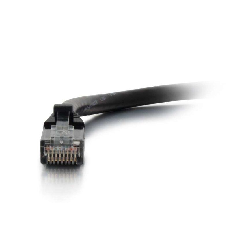 C2G 0.5m Cat5e Booted Unshielded (UTP) Network Patch Cable - Black