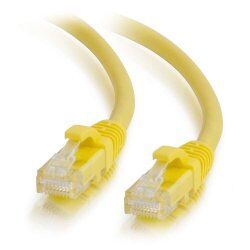 C2G Câble de raccordement réseau Cat6 avec gaine non blindé (UTP) de 1 M - Jaune