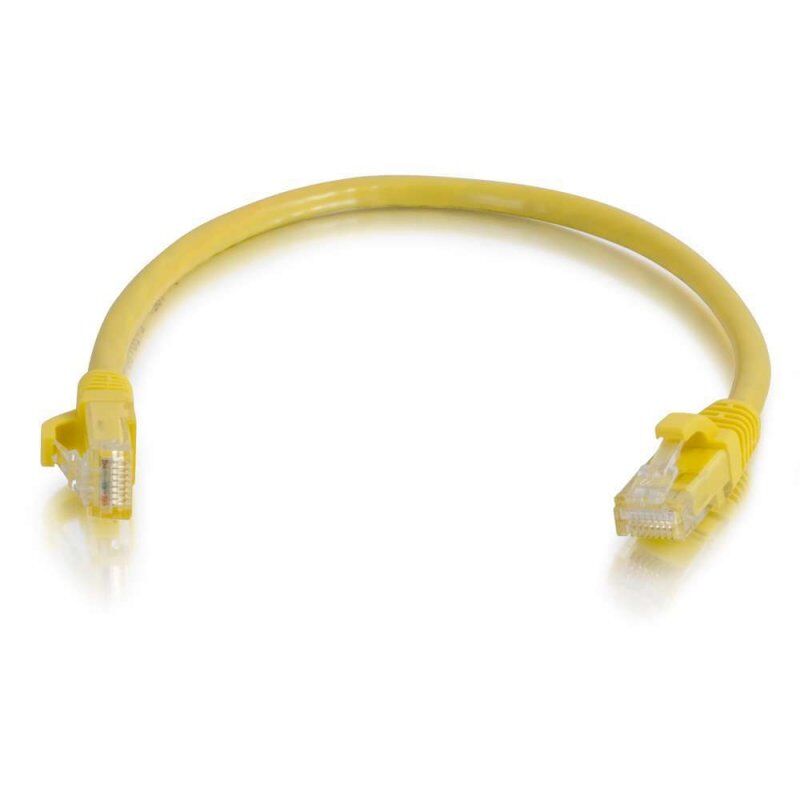 Cbl/1M Yellow CAT6PVC SLess UTP CB
