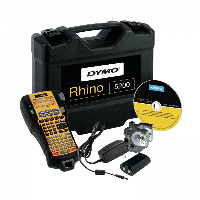 DYMO Etiqueteuse industrielle "RHINO 5200",dans une mallette
