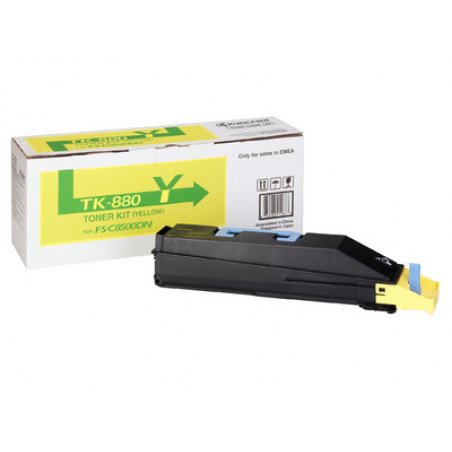 KYOCERA TK-880Y toner cartridge 1 pc(s) Original Yellow