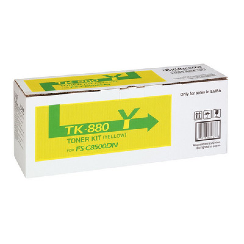 KYOCERA TK-880Y toner cartridge 1 pc(s) Original Yellow