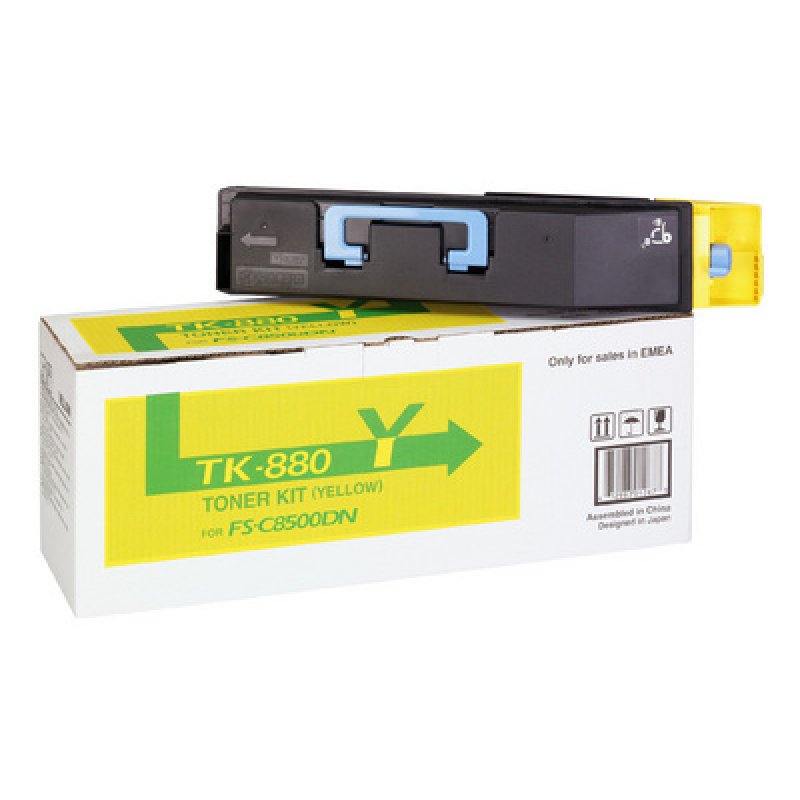KYOCERA TK-880Y toner cartridge 1 pc(s) Original Yellow