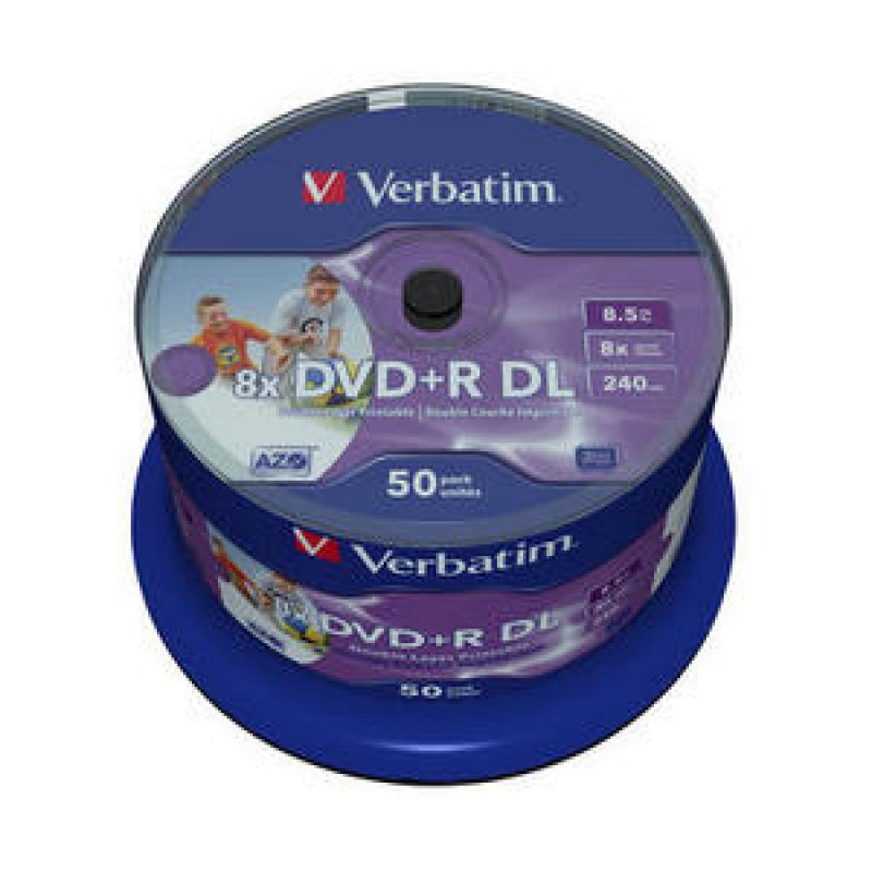 DVD+R/8.5G 8x DoubleLayer 50pk Printable