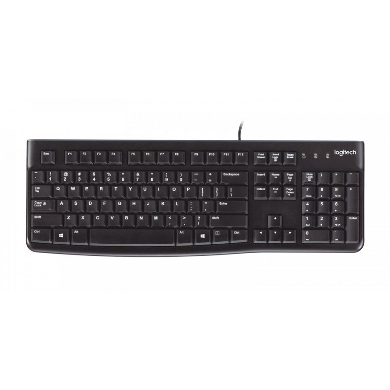 Logitech Keyboard K120 for Business clavier USB QWERTY Anglais Noir