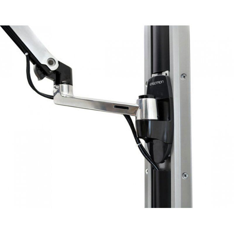Ergotron LX Series LX Wall Mount System 68,6 cm (27") Noir, Argent Mur
