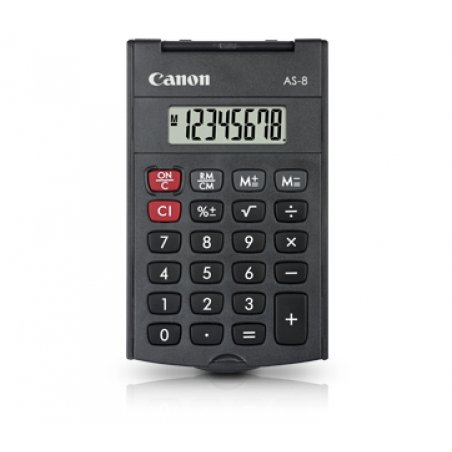 Canon Calculatrice AS-8, fonctionnement par piles