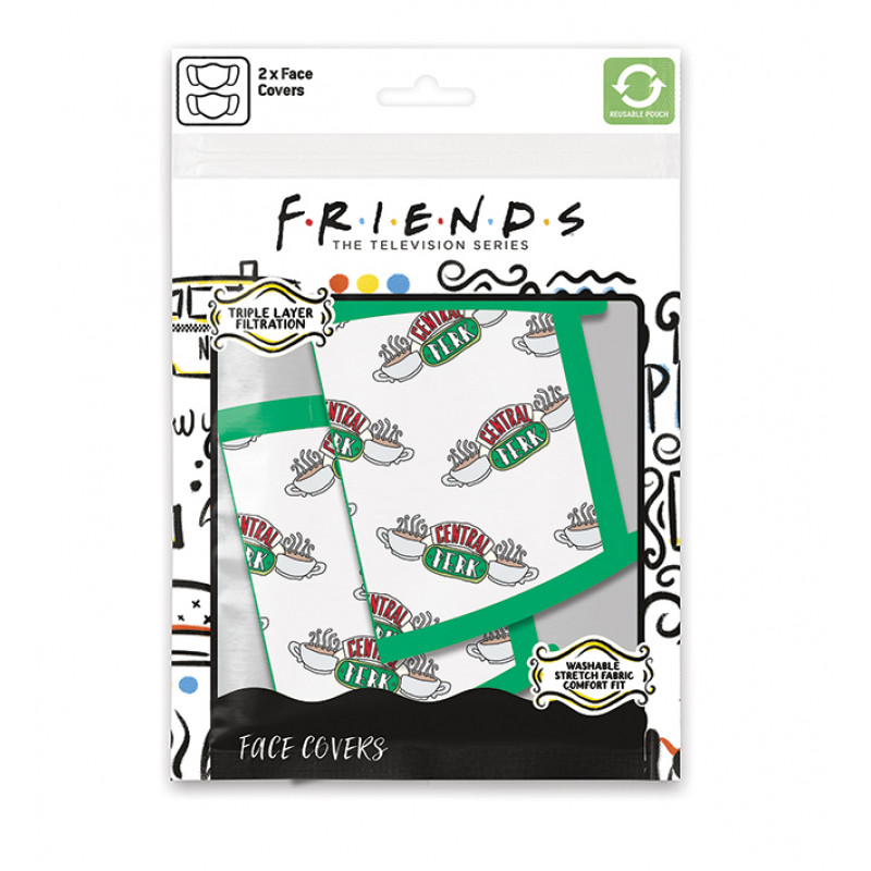 FRIENDS - Central Perk - Set de 2 masques visage