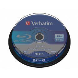 Verbatim BD-R SL 25GB 6 x 10 Pack Spindle 10 pc(s)