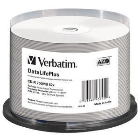 Verbatim CD-R 52x DataLifePlus 700 MB 50 pc(s)