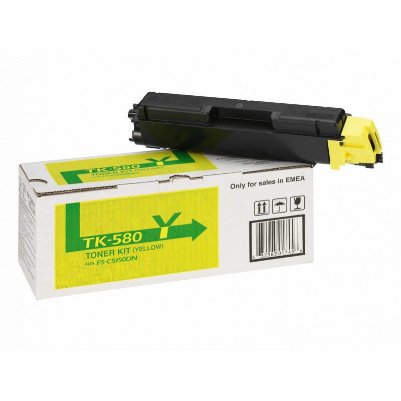 KYOCERA TK-580Y toner cartridge 1 pc(s) Original Yellow