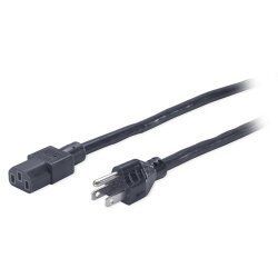 APC PWR C13 / 5-15P, 2.4 m Black 2.44 m C13 coupler NEMA 5-15P