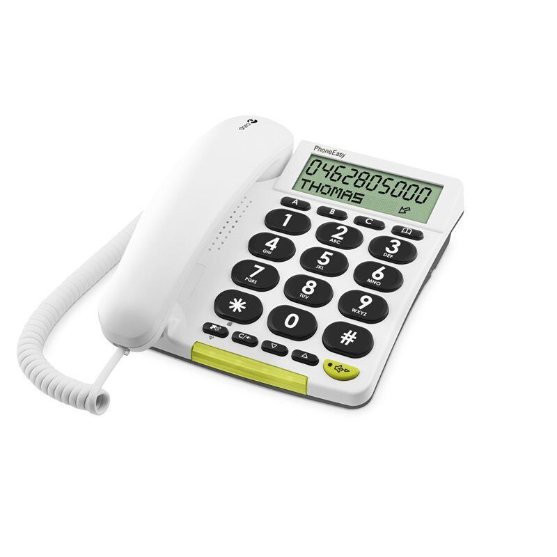 Doro Phone Easy 312Cs Analog telephone Caller ID White