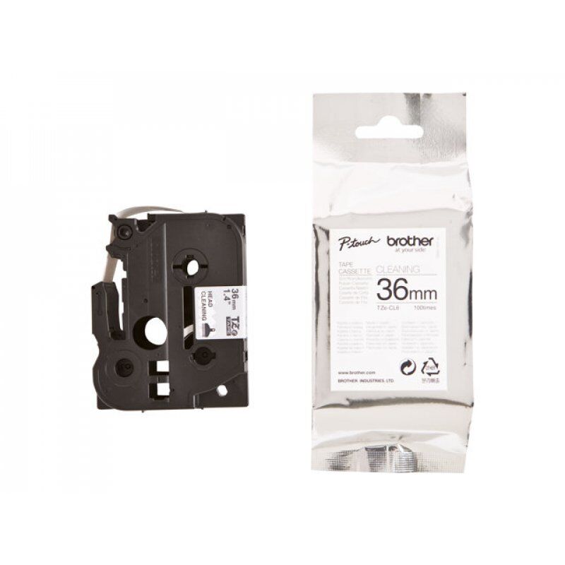 Brother compatible TZCL6 - Rolle (3,6 cm) - Druckkopf-Reinigungskassette