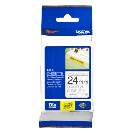 Brother compatible TZeS151 - laminiertes Band - 1 Rolle(n) - Rolle (2,4 cm x 8 m)