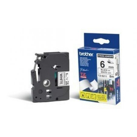 Brother compatible TZeS211 - laminiertes Band - 1 Rolle(n) - Rolle (0,6 cm x 8 m)