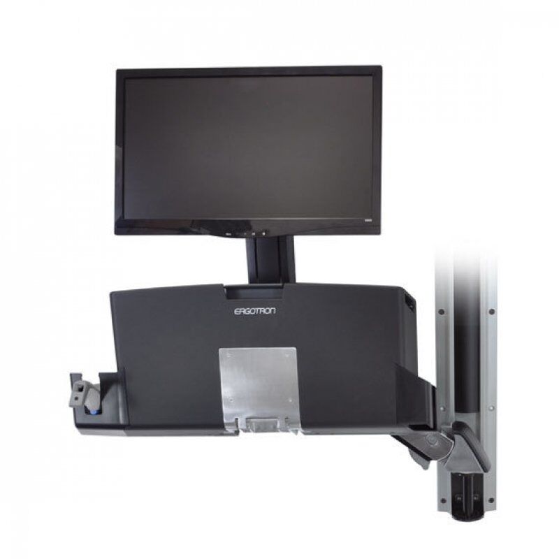 Ergotron StyleView Sit-Stand Combo Arm with Worksurface 61 cm (24") Mur