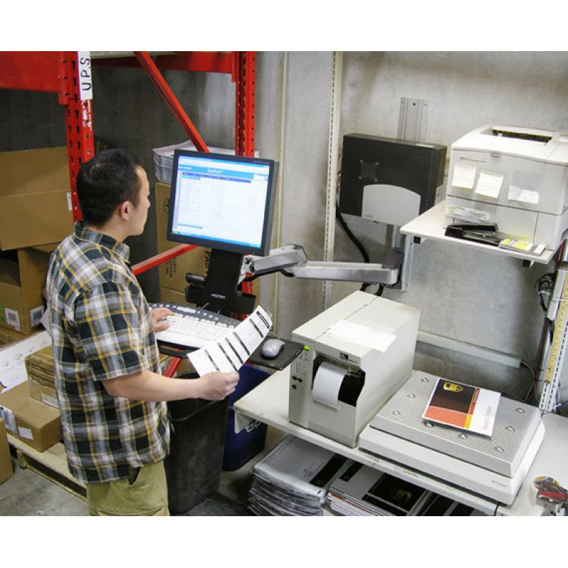 Ergotron Styleview Sit-Stand Combo Arm 61 cm (24") Aluminium Mur