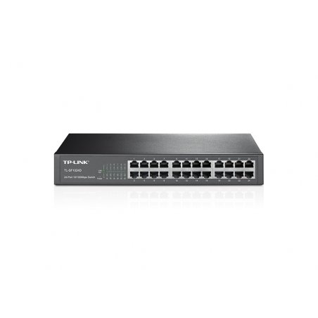 TP-Link TL-SF1024D Non-géré Fast Ethernet (10/100) 1U Noir