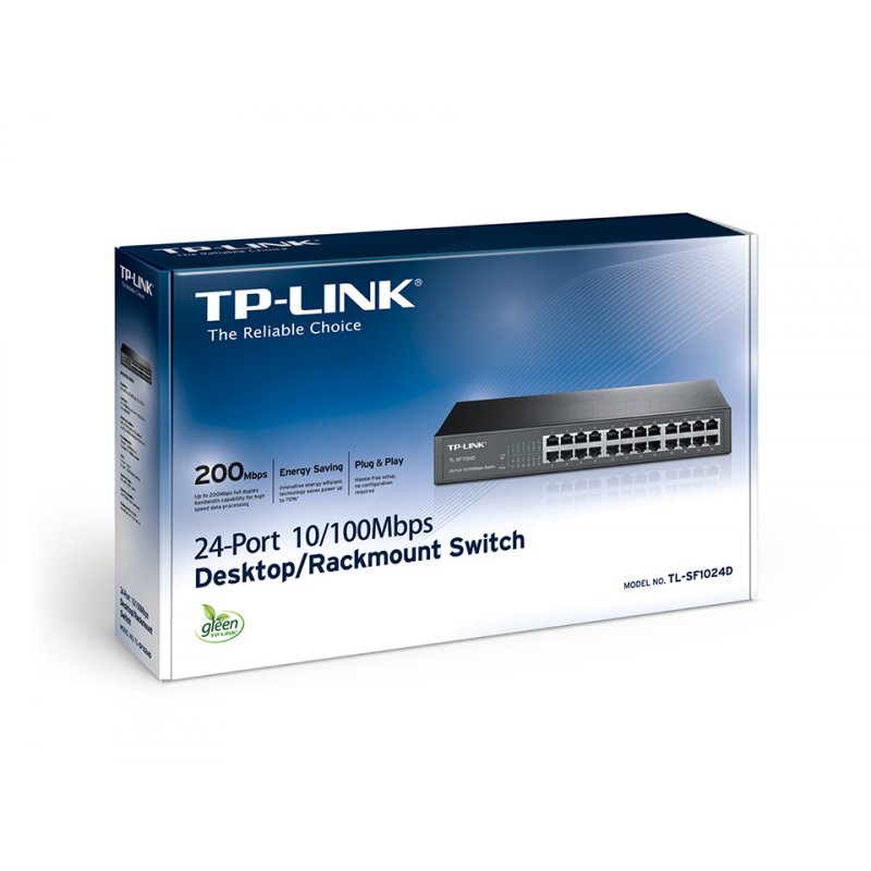 TP-Link 24-port 10/100Mbps Desktop/Rackmount Network Switch
