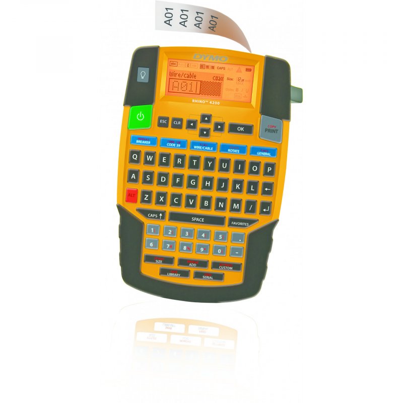 DYMO RHINO 4200 label printer AZERTY