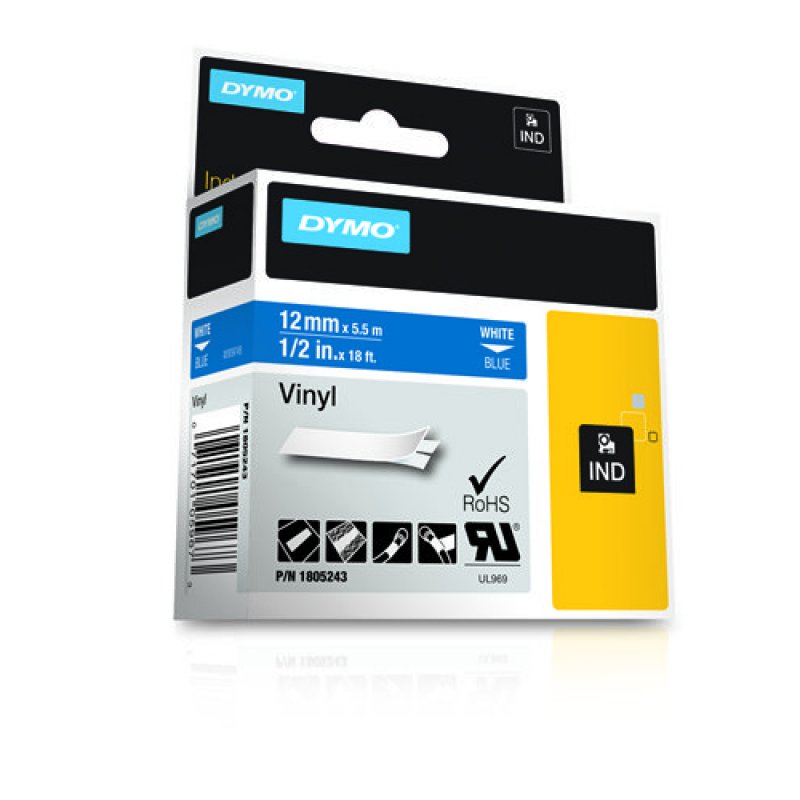 DYMO IND Vinyl Labels