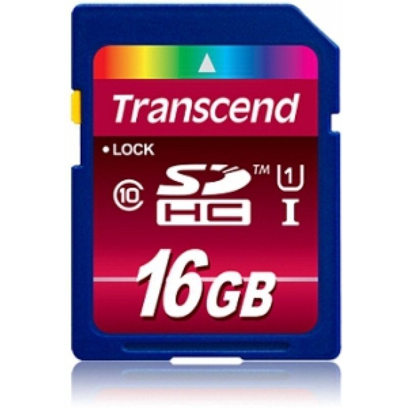 Transcend SD Card SDXC/SDHC Class 10 UHS-I 600x 16GB