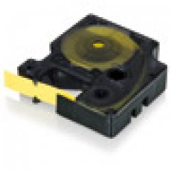 DYMO RHINO Gaine thermorétractable noir/blanc, 19 mm x 1,5 m