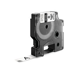 DYMO RHINO Etiquette en nylon noir/blanc, 12 mm x 3,5 m