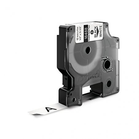 DYMO Ruban RHINO en nylon flexible - blanc 12 mm - 3.5 m