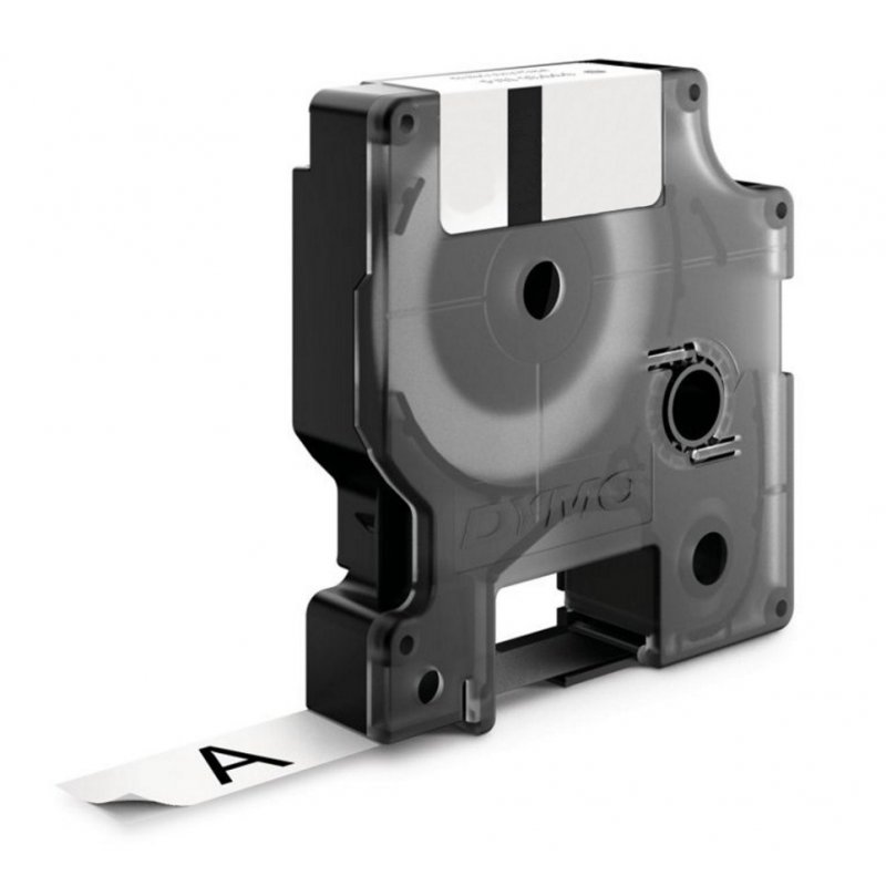 DYMO RHINO Etiquette en vinyle noir/blanc, 19 mm x 5,5 m