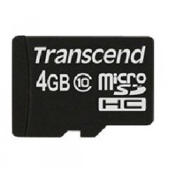 Transcend microSDXC/SDHC Class 10 4GB