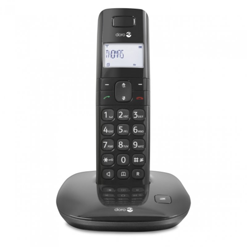 Doro Comfort 1010 DECT telephone Caller ID Black