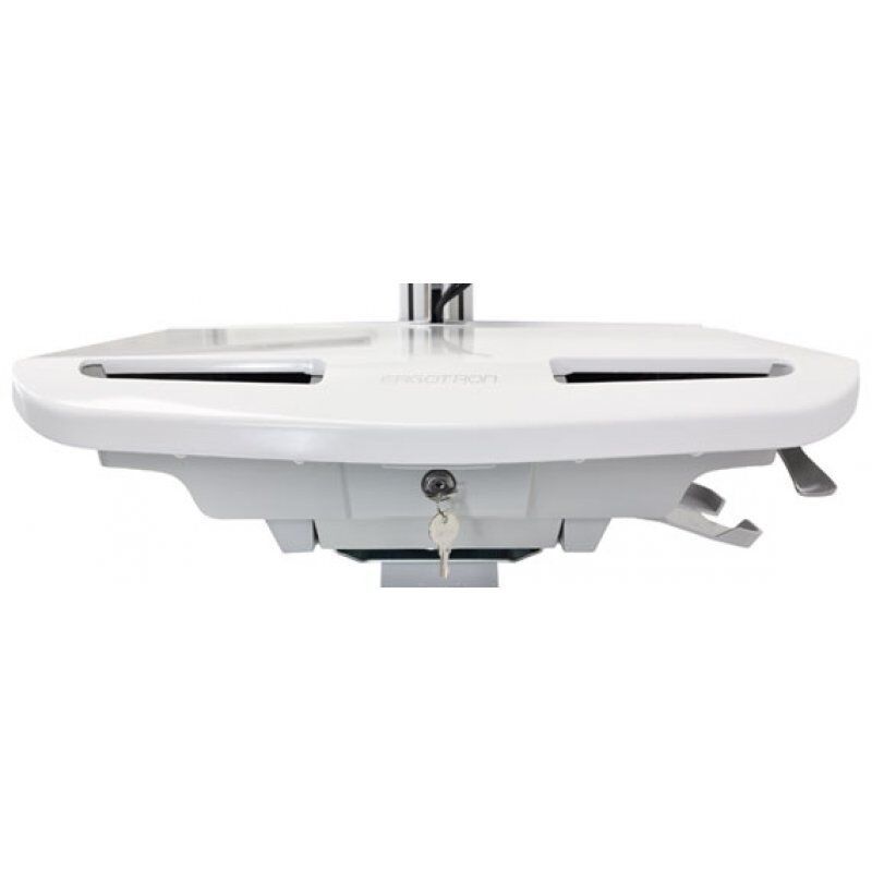 Ergotron StyleView EMR Cart with LCD Pivot Blanc Ecran plat Panier multimédia