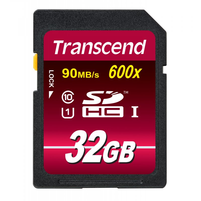 Transcend 32GB SDHC CL 10 UHS-1 32 Go MLC Classe 10