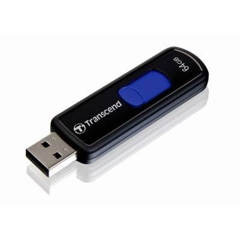 Transcend JetFlash elite JetFlash 760, 64GB lecteur USB flash 64 Go USB Type-A 3.2 Gen 1 (3.1 Gen 1) Noir, Bleu