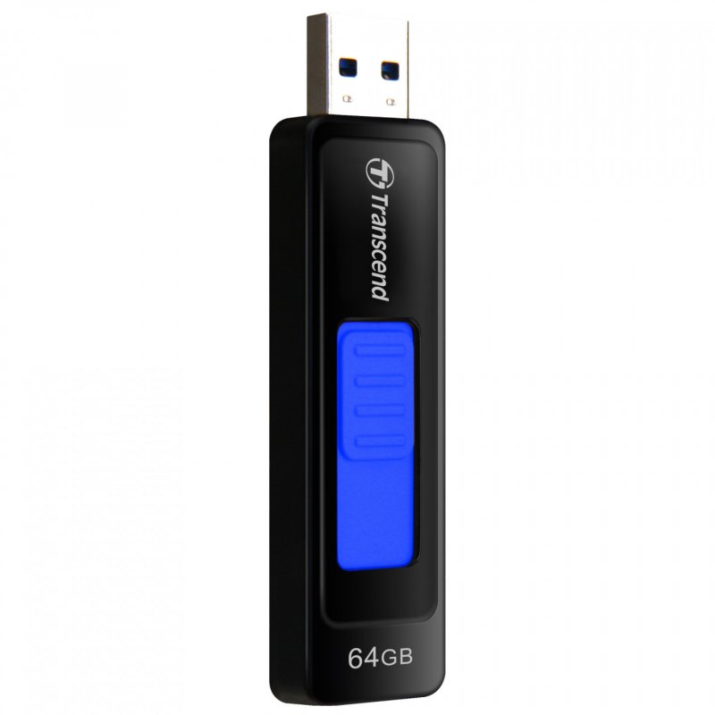 Transcend JetFlash elite JetFlash 760, 64GB lecteur USB flash 64 Go USB Type-A 3.2 Gen 1 (3.1 Gen 1) Noir, Bleu