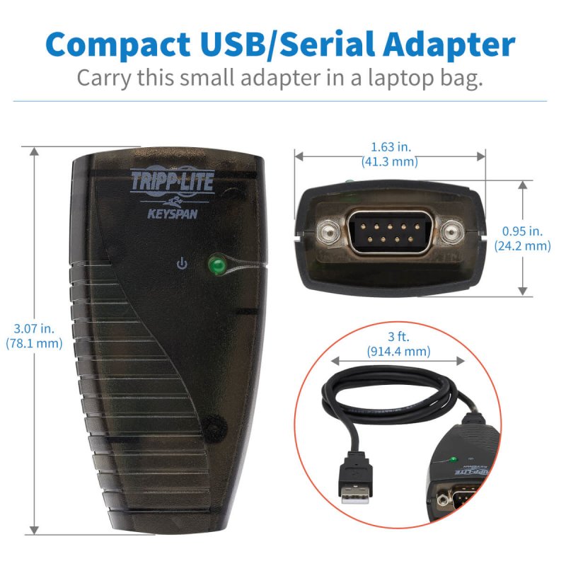 Tripp Lite Adaptateur USB haute vitesse vers série Keyspan