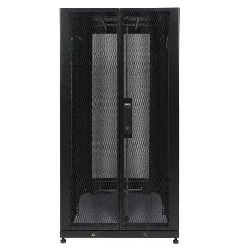 Tripp Lite SR25UB 25U SmartRack Standard-Depth Half-Height Server Rack Enclosure, Doors and Side Panels