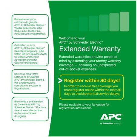 SERVICE PACK 1YR WARRANTY EXTENSION F/ ACCESSORIES