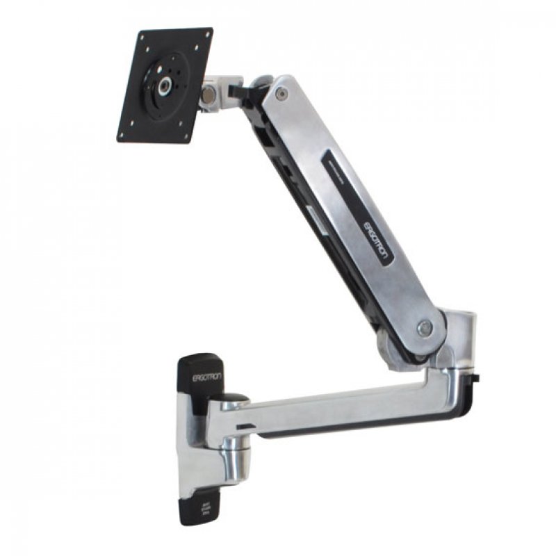 Ergotron LX Sit-Stand Wall Mount LCD Arm 106,7 cm (42") Acier inoxydable Mur