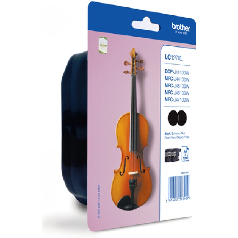 LC-127BK PACK 2 CART NOIR BLIST F/ MFCJ4510DW/J4410DW/J4610DW