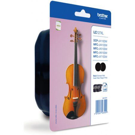 Brother LC-127XLBKBP2 cartouche d'encre 2 pièce(s) Original Noir