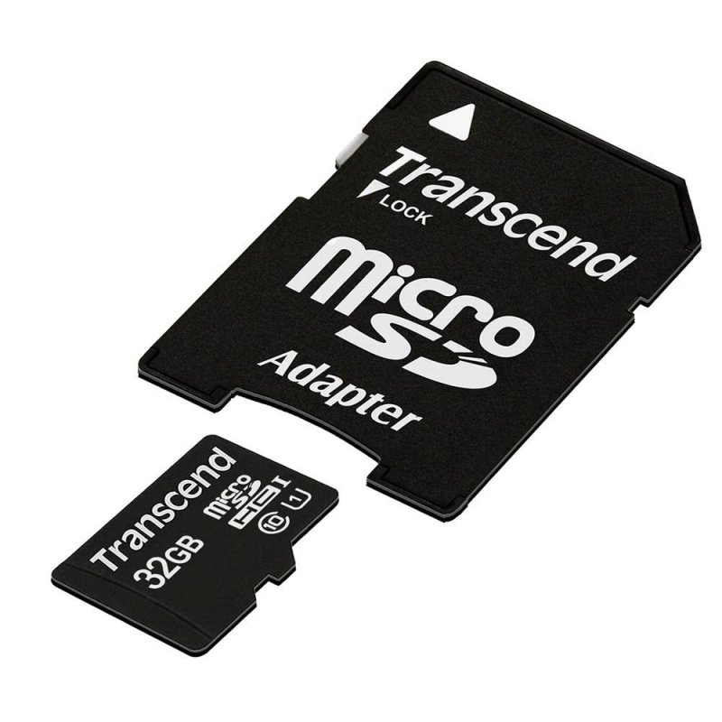 Transcend microSDXC/SDHC Class 10 UHS-I 32GB with Adapter