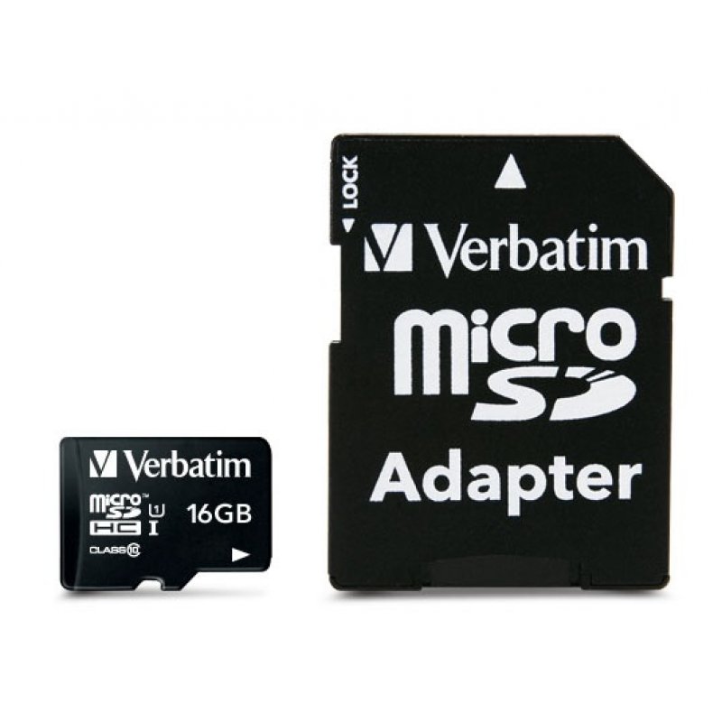 Verbatim compatible - Flash-Speicherkarte - 16 GB - microSDHC