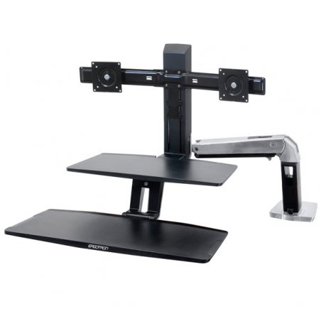 Ergotron WorkFit -A 61 cm (24") Noir Bureau