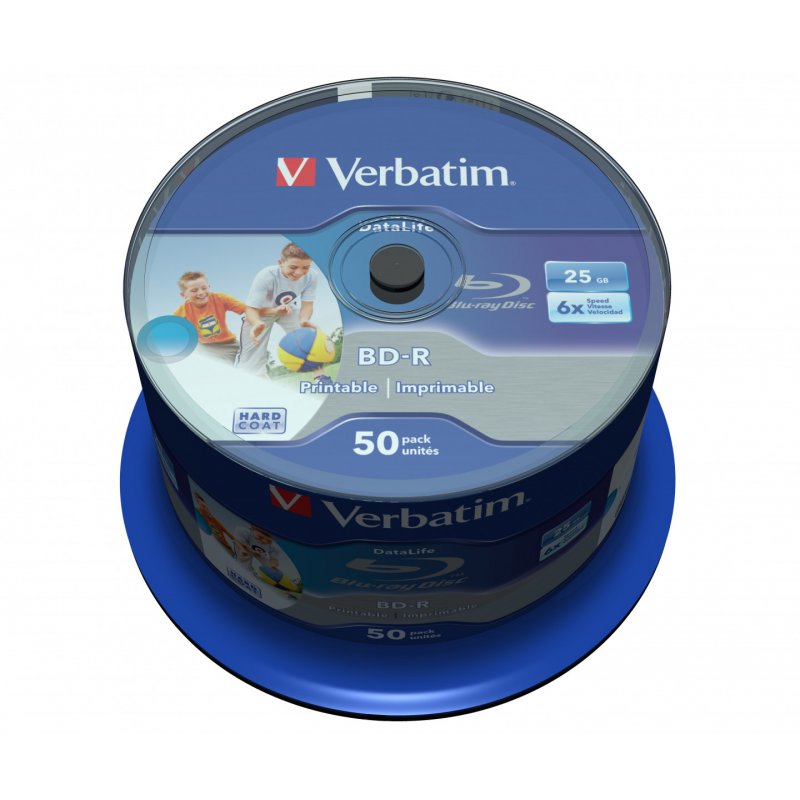 Verbatim 43812 disque vierge Blu-Ray BD-R 25 Go 50 pièce(s)