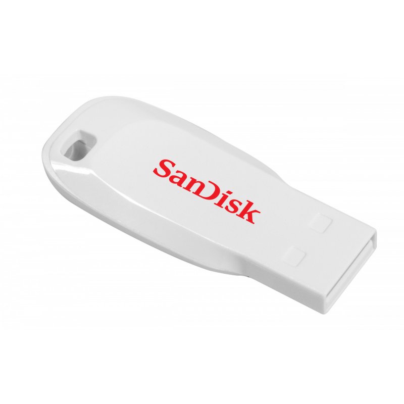 SanDisk Cruzer Blade lecteur USB flash 16 Go USB Type-A 2.0 Blanc