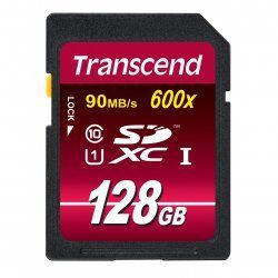 Transcend SD Card SDXC/SDHC Class 10 UHS-I 600x 128GB