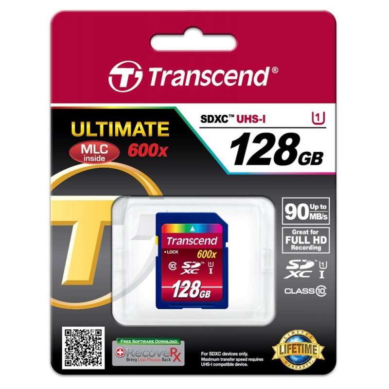 SDXC/128GB Class10 UHS-I Card 600X